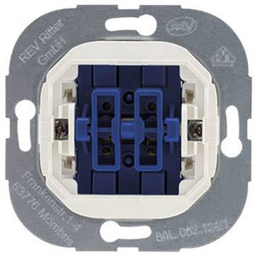 Кнопка REV Plate Серійний перемикач Technik білий, синій 0299320006 1 шт.