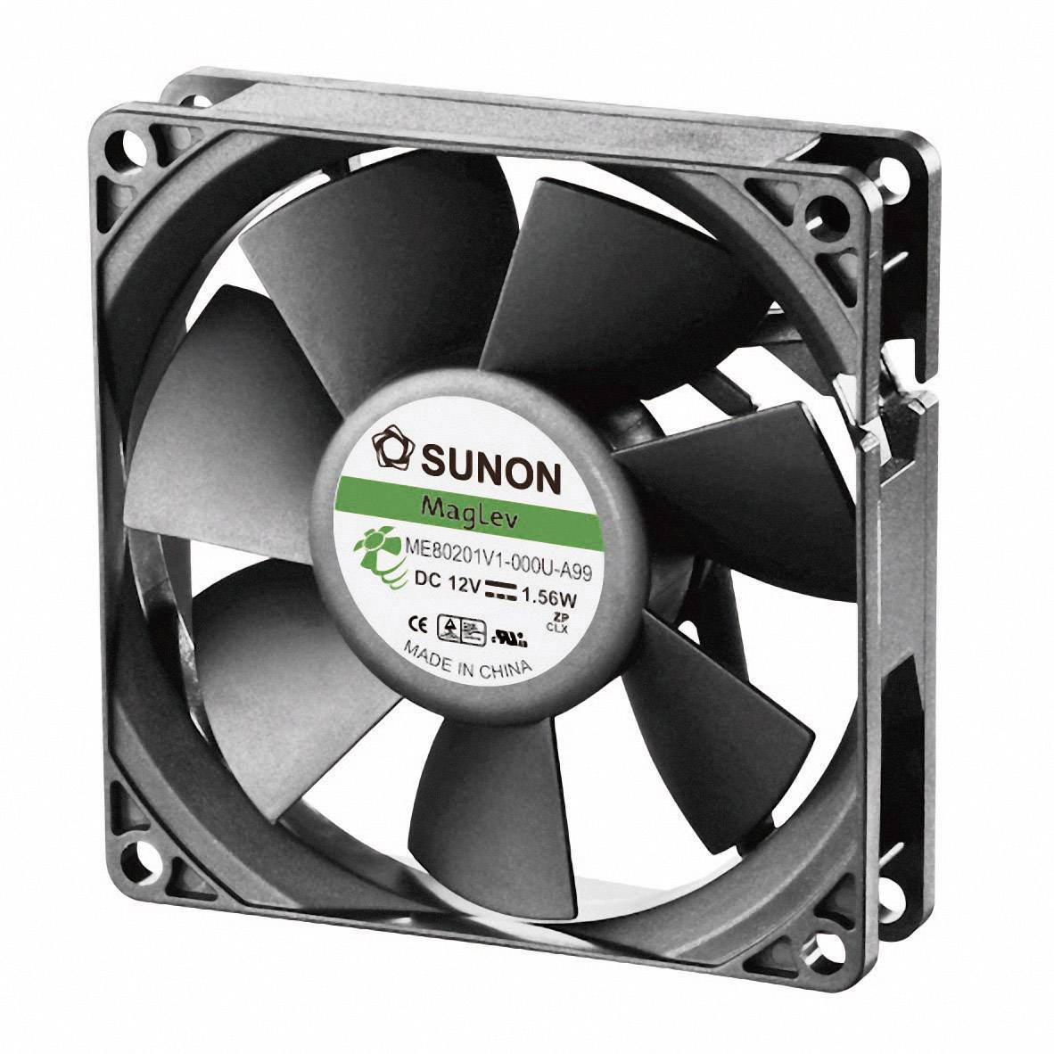 Sunon ME80201V1-000U-A99 Wentylator osiowy 12 V/DC 61.16 m³/h (D x S x W) 80 x 80 x 20 mm