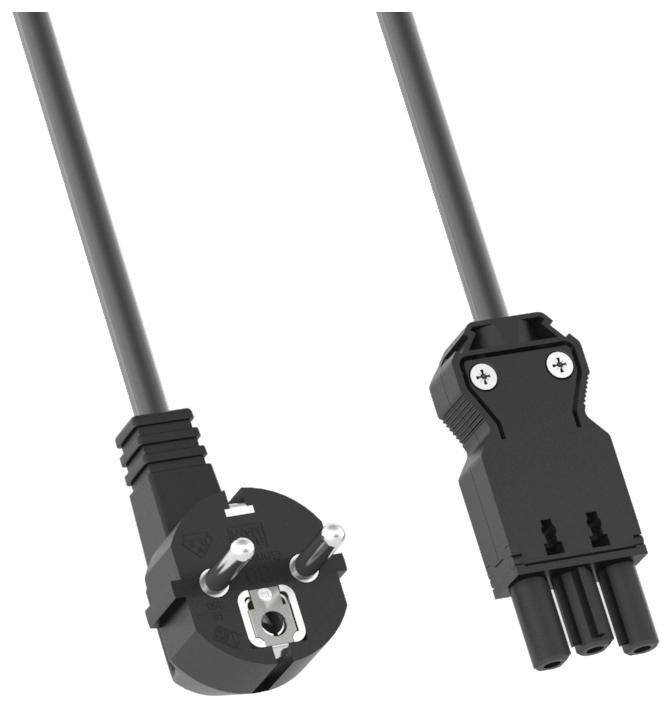 З'єднувальний кабель Bachmann 375.046 чорний 5.00 м