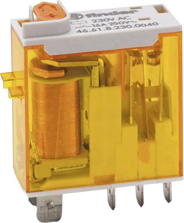 Finder 46.61.8.230.0040 Przekaźnik THT 46.61.8.230.0040, 440 V/AC, 16 A, 1 szt.