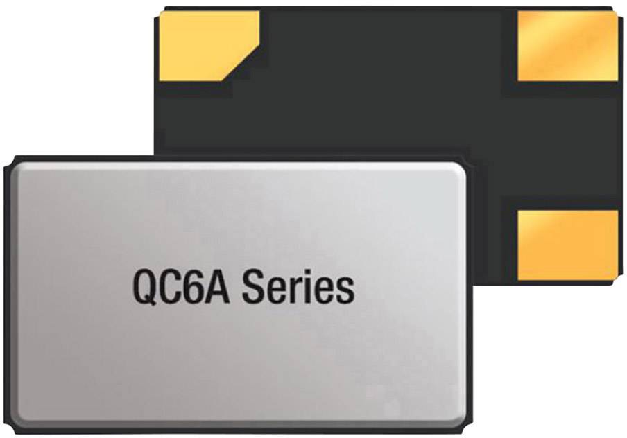 'Schemat elektryczny z napisem QC6A Series, przedstawiający element elektryczny z żółtymi punktami przyłączeniowymi na czarnym tle.'