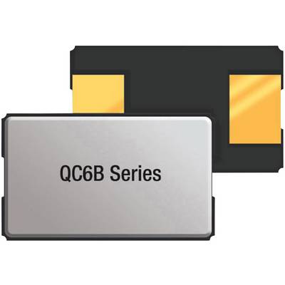 Obraz przedstawia element elektroniczny z napisem 'QC6B Series'. Posiada on dwa złote styki i czarną obudowę.