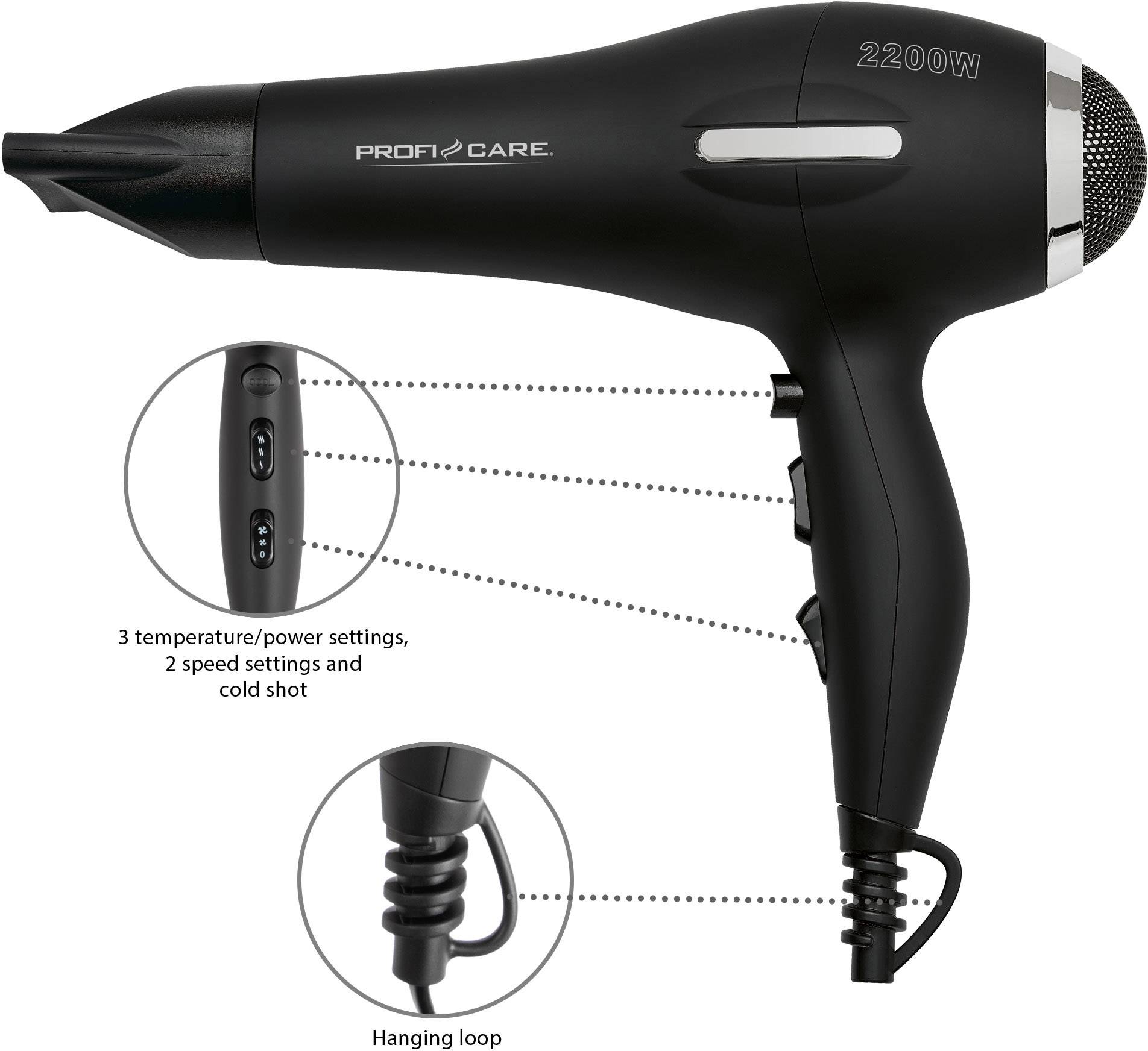 Фен для волосся Profi-Care 330170 1 шт.