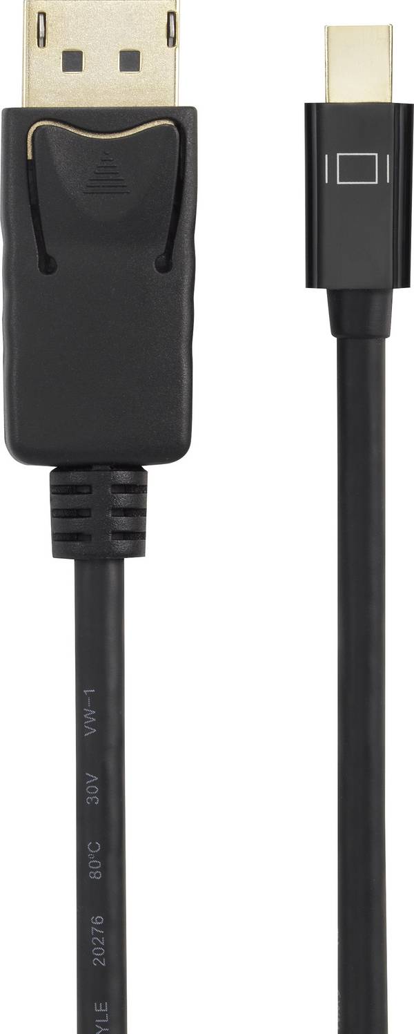 Kabel DisplayPort Renkforce RF-MDDK-100 RF-4538176, Mini DisplayPort do DisplayPort, 2.00 m