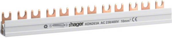 Hager KDN263A Blok przyłączeniowy Hager KDN263A Szyna fazowa   wielobarwny   63 A     1 szt.