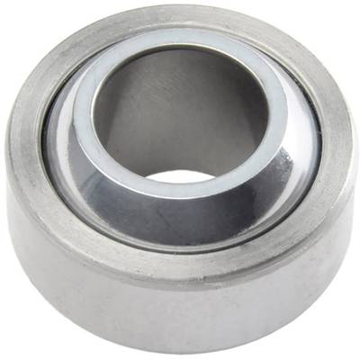 Metalowe łożysko kulkowe, o kształcie cylindrycznym, posiadające gładką powierzchnię i stosowane w zastosowaniach mechanicznych.