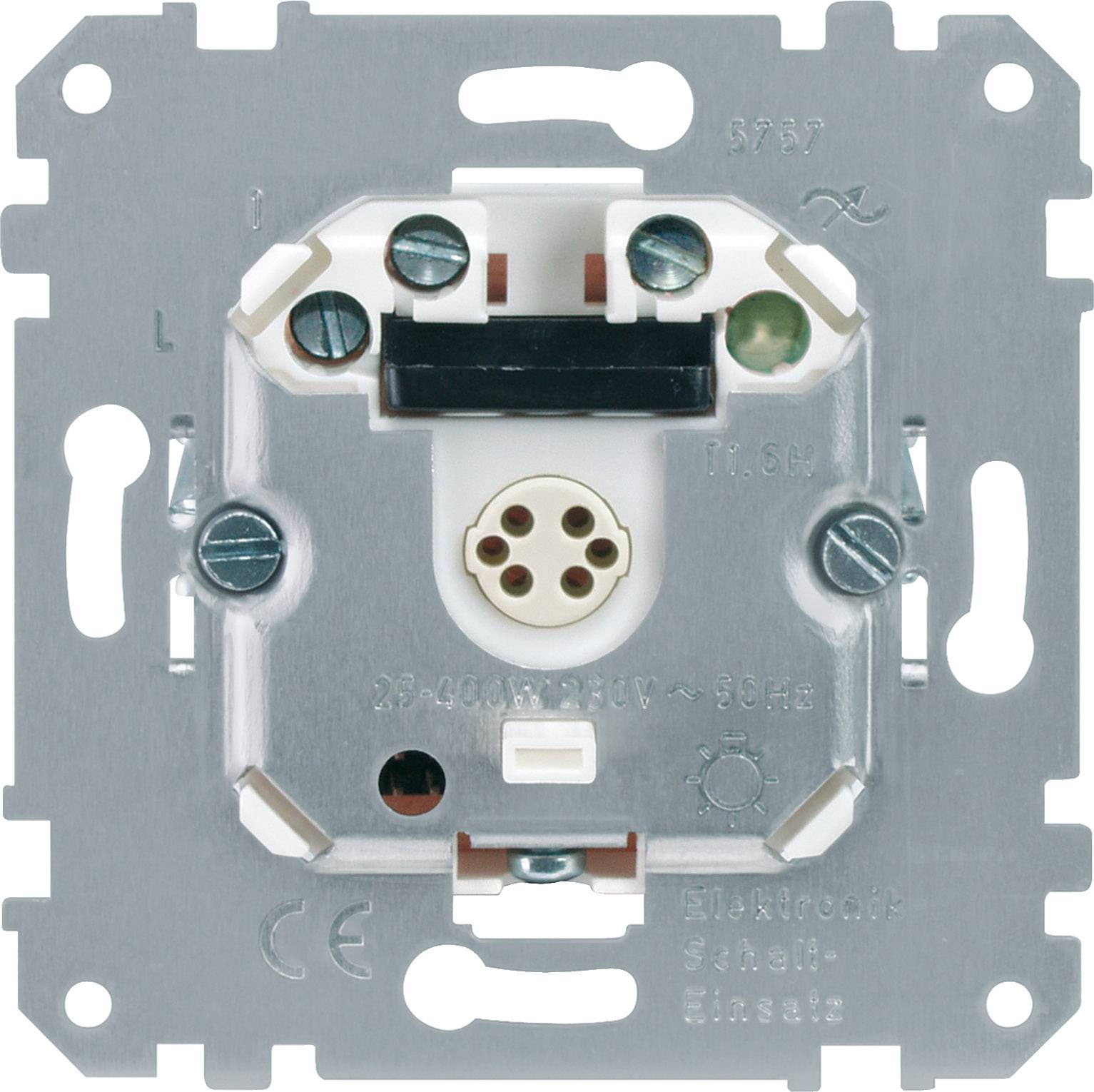 Merten 575799 Regulator podtynkowy Dobry do: Lampa halogenowa, Żarówka aluminiowy