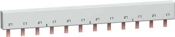 Schneider Electric 10286 Nożyce 10286 Szyna fazowa mostkiem f.C60 Szyna fazowa   szary błyszczący 2 styki  100 A     1 szt.