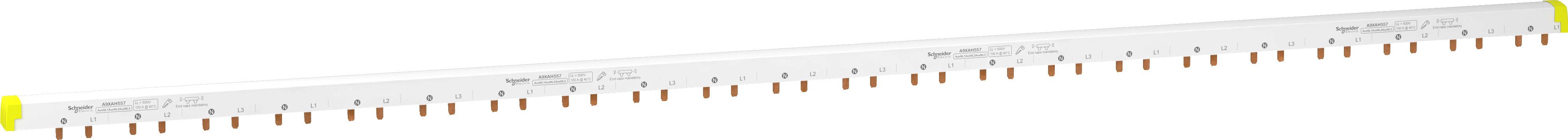 Pasek LED, biały, z zamontowanymi diodami LED, około 40 cm długości, równomiernie rozmieszczonymi. Odpowiedni do celów oświetleniowych we wnętrzach.