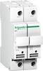 Schneider Electric A9N15651 Uchwyt bezpiecznika 2 fazy Kompatybilne bezpieczniki 10,3 x 38 mm 10 A 500 V 1 szt.