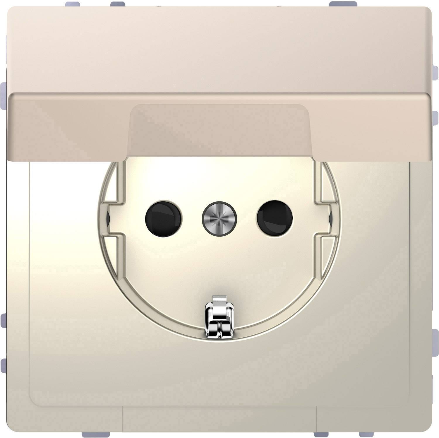 Gniazdo elektryczne Merten System Design MEG2310-6051, szampan