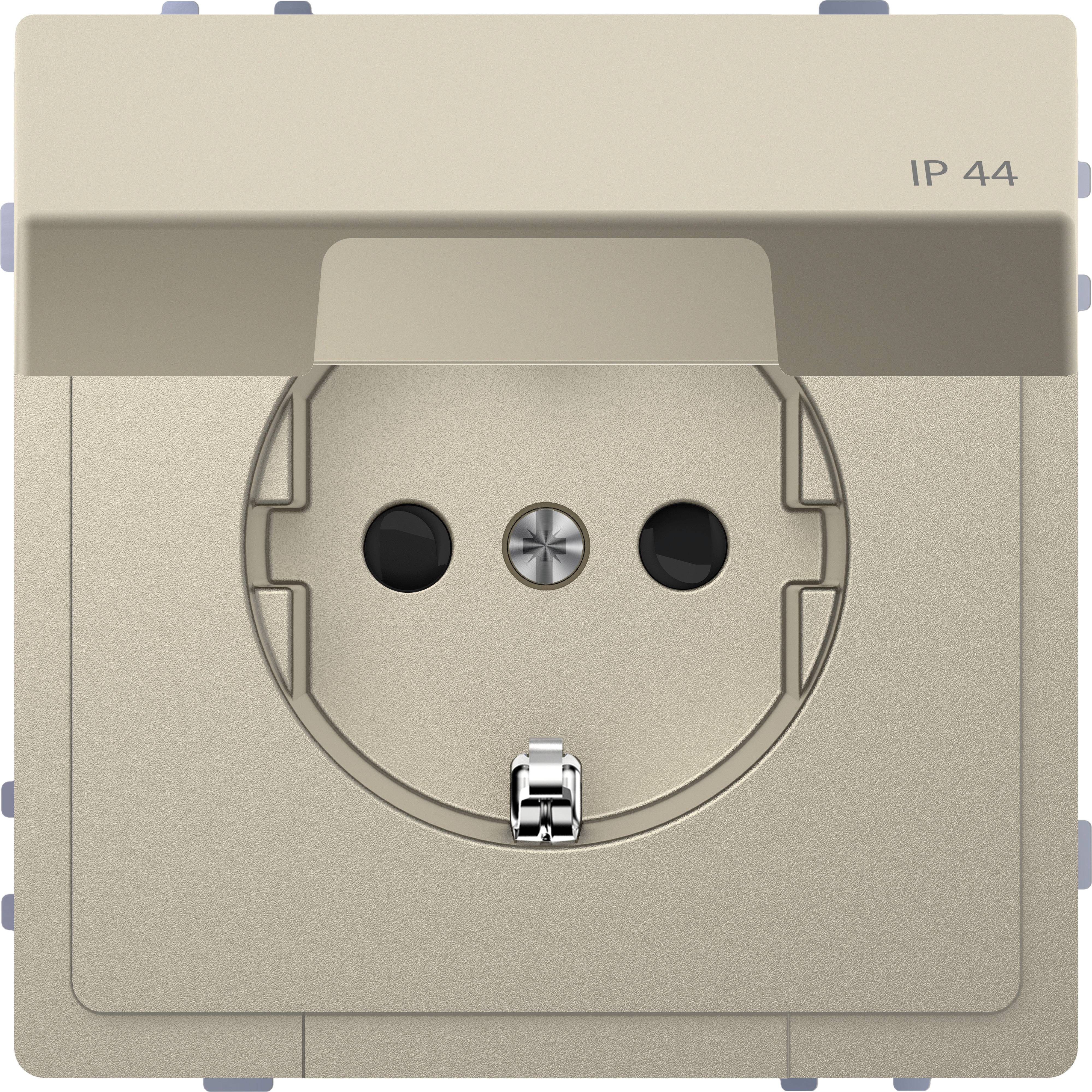 Gniazdo elektryczne Merten System Design MEG2314-6033, sahara