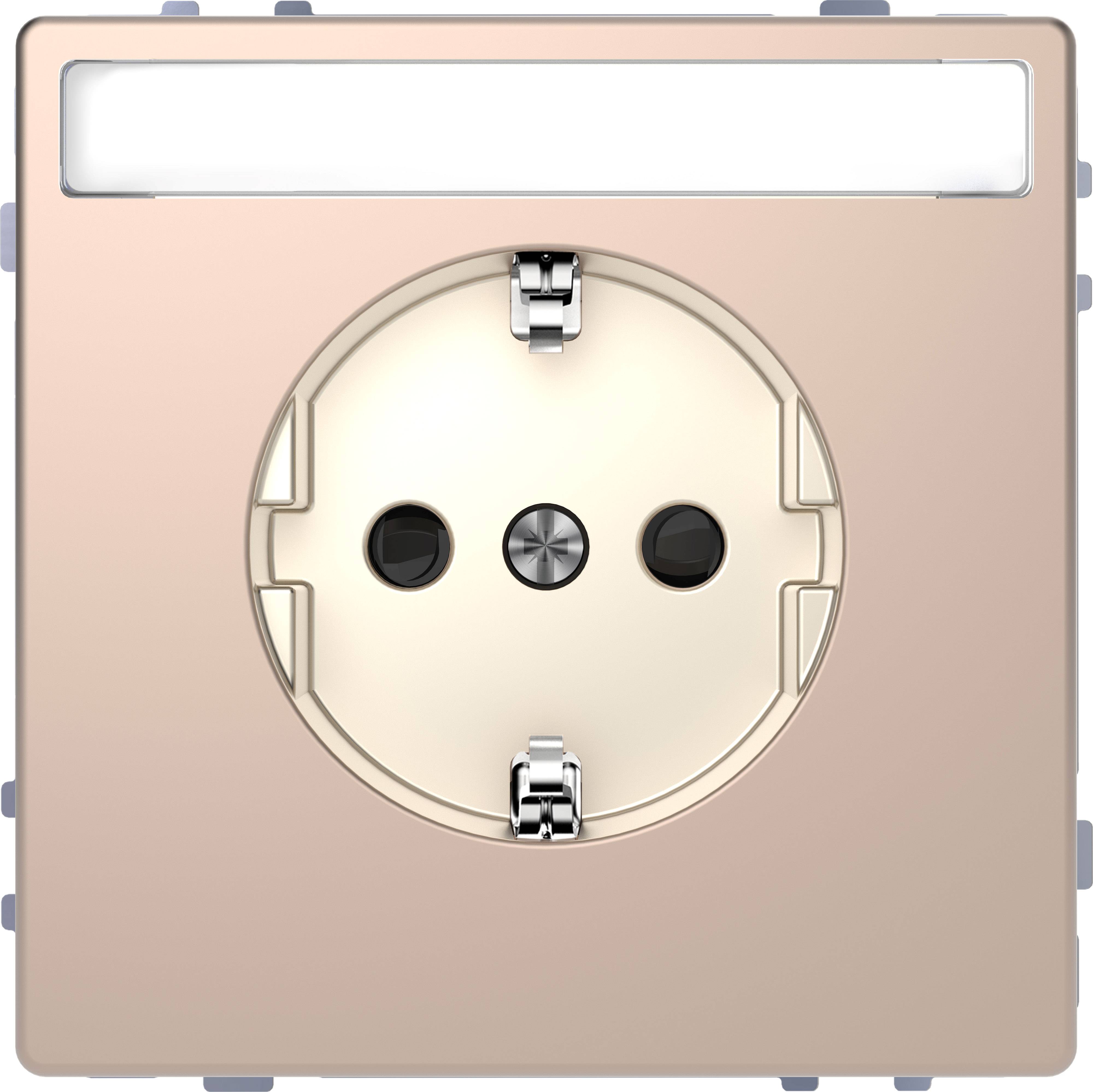 Gniazdo elektryczne Merten System Design MEG2302-6051, szampan