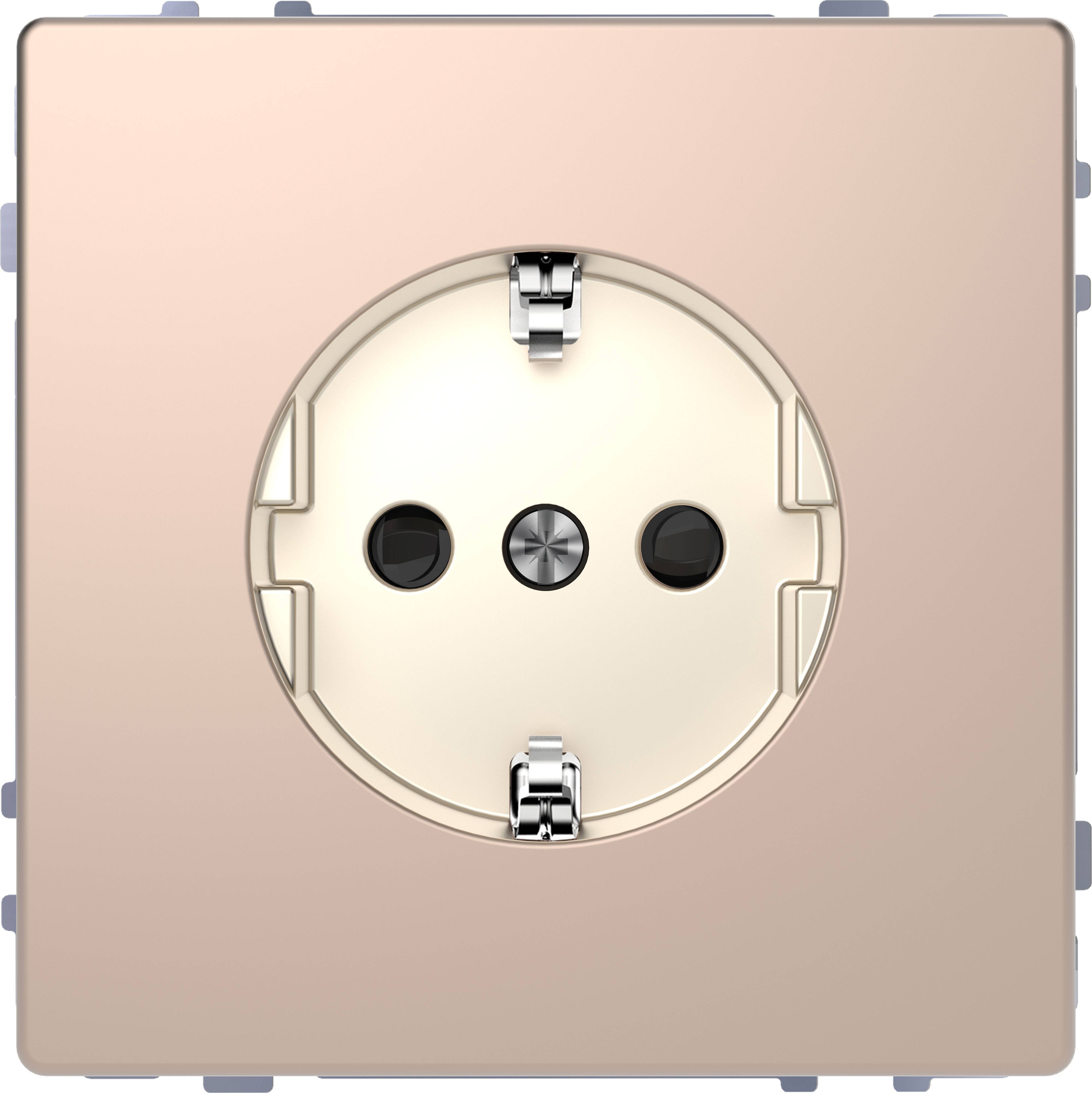 Gniazdo elektryczne Merten System Design MEG2300-6051, szampan