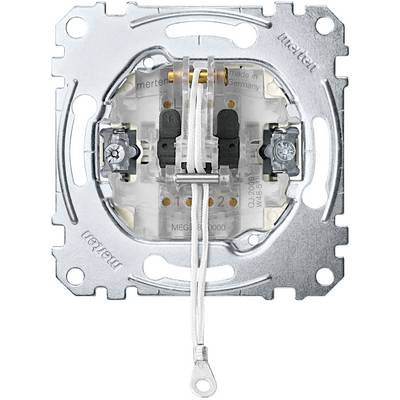 Wewnętrzny mechanizm włącznika świateł z metalu z przyłączem kablowym pośrodku, odpowiedni do instalacji w systemach elektrycznych.