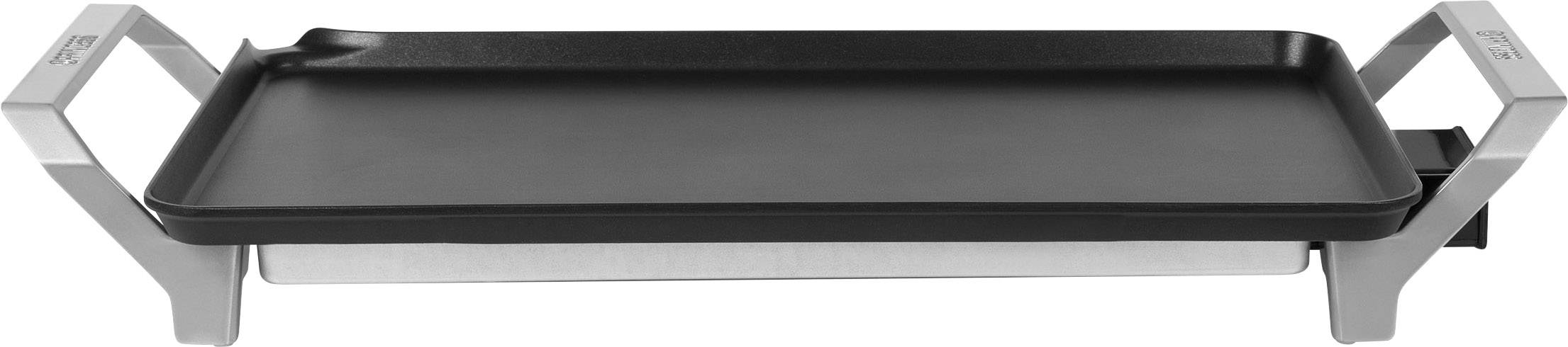 Настільний гриль Teppan Yaki Princess Table Chef Premium XL, 2500 Вт, срібний (матовий), чорний