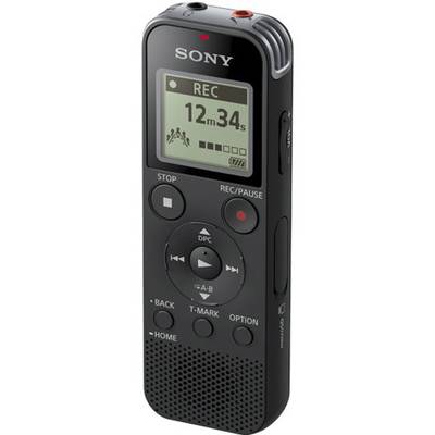 Sony ICD-PX470 Dyktafon cyfrowy Czas nagrywania (maks.) 159 h czarny wytłumianie dźwięków otoczenia