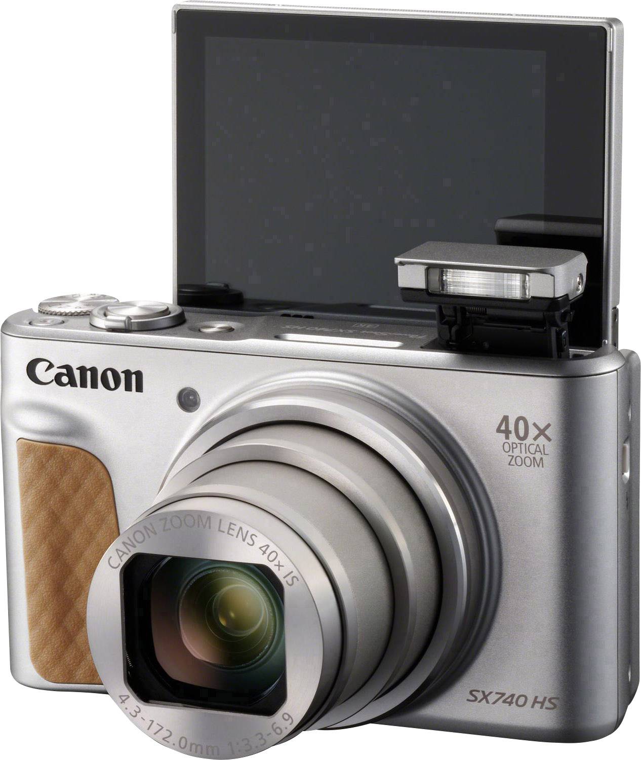 Aparat cyfrowy Canon PowerShot SX740 HS, 20.3 MPx, Zoom optyczny: 40 x, srebrny-6