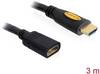 Kabel HDMI Delock DELOCK Kabel HDMI A-A St/St Verl. 3m 83081, HDMI-A do HDMI-A, 3.00 m
