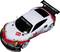 Zabawkowy samochód wyścigowy w białym kolorze z czerwonymi detalami, ponumerowany jako '911'. Model posiada naklejki sponsorów oraz duży tylny spoiler.