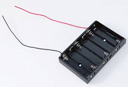 Батарейний відсік Takachi MP36, 6 кабелів типу АА (Д x Ш x В), 91 x 56 x 16 мм