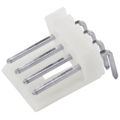 Wtyczka z tworzywa sztucznego z czterema stykami metalowymi, odpowiednia do podłączenia do płytek elektronicznych.