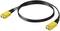 Kabel światłowodowe z żółtymi wtykami na obu końcach, przeznaczone do transmisji danych i telekomunikacji.
