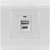 Intellinet 772198 2 x Gniazdo do ładowania USB IP20 biały