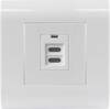 Intellinet 772204 2 x Gniazdo do ładowania USB IP20 biały