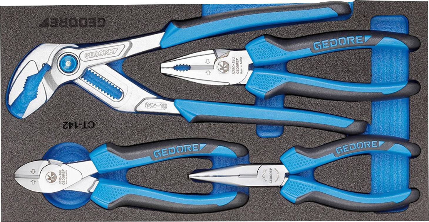 Набір плоскогубців Gedore 2309025 для майстерні, 4 предм.