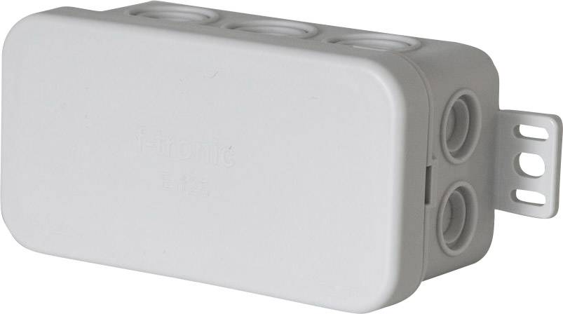 F-Tronic 7340141 Розподільна коробка (Д x Ш x В) 75 x 37 x 40 мм, глянцевий сірий колір, IP54, 10 шт.