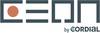 Logo 'CEON' z pomarańczową kropką i napisem 'by Cordial' poniżej.
