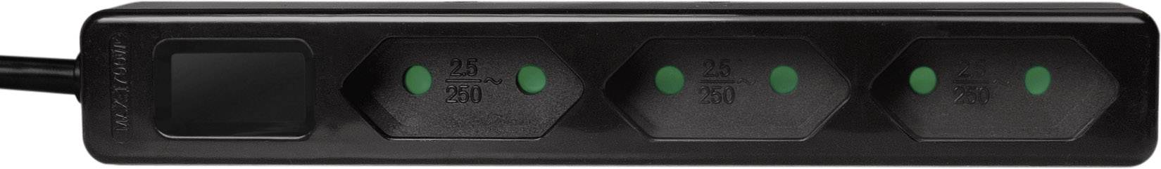 LogiLink LPS229B LPS229B 3 x Подовжувач Кількість розеток: 3