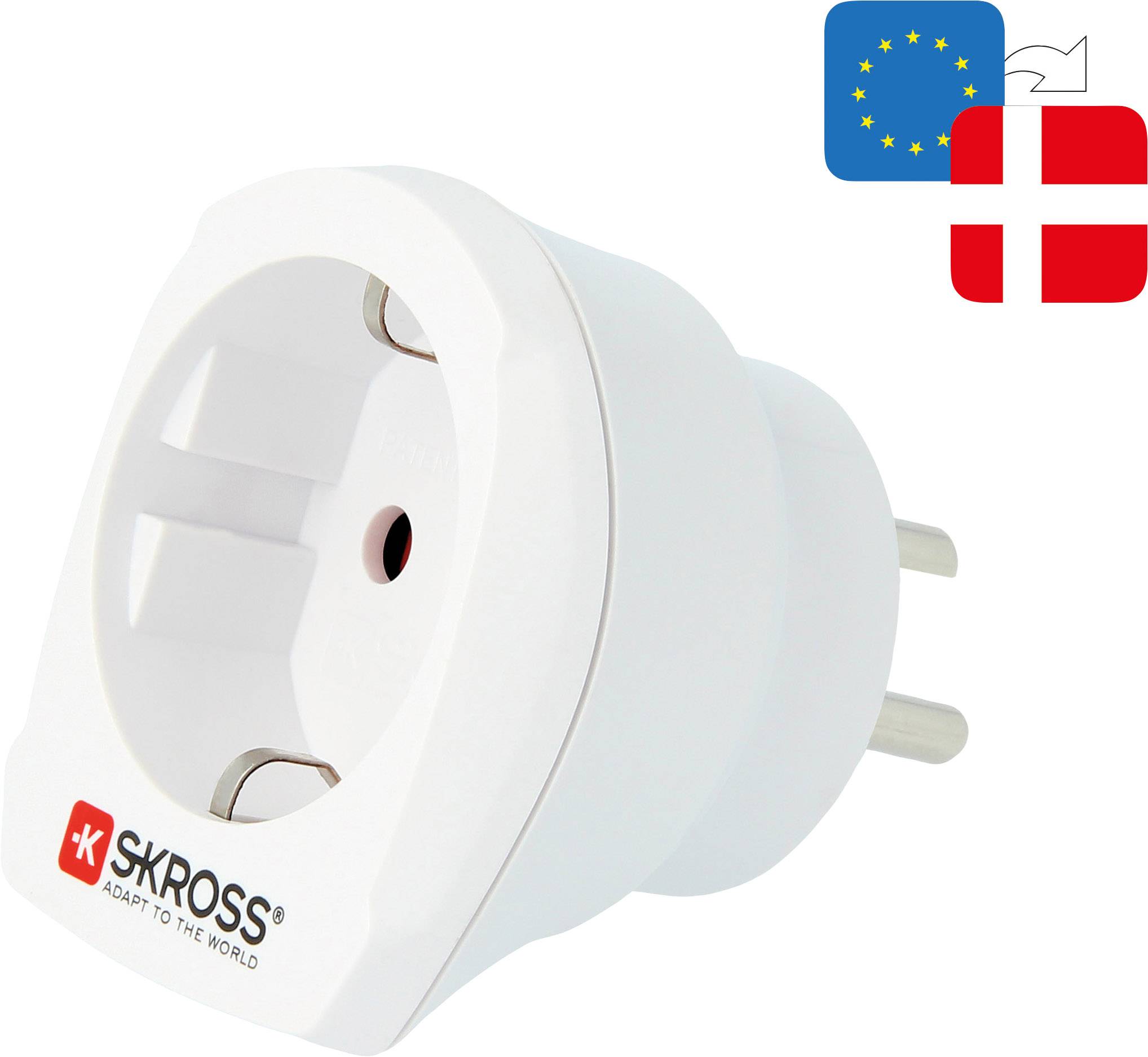 Adapter podróżny Skross 1.500232-E CA EU to DEN