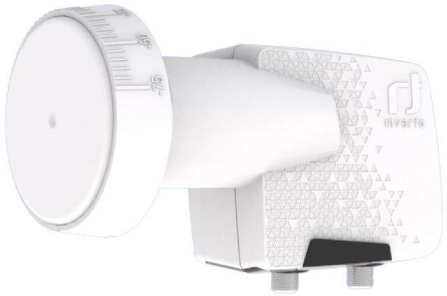 Inverto HOME PRO Twin-LNB Ilość uczestników: 2 Rozmiar zasilenia: 40 mm biały