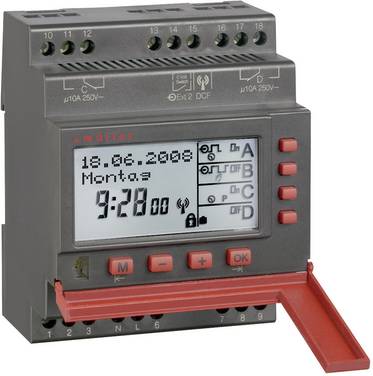 Müller 21428 Przekaźnik czasowy na szynę DIN SC 88.40 pro 230V 50-60Hz, cyfrowy, 4 kanały