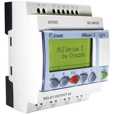 Logic Controller Crouzet Millenium 3 XD10 R 88970141, 24 V/DC