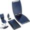 Przenośne ładowarki słoneczne w różnych rozmiarach z akumulatorami i złączami. Idealne do ekologicznego ładowania podczas podróży.
