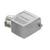 Szary elektryczny złącz z metalowym elementem przyłączeniowym, stosowany głównie w zastosowaniach przemysłowych.