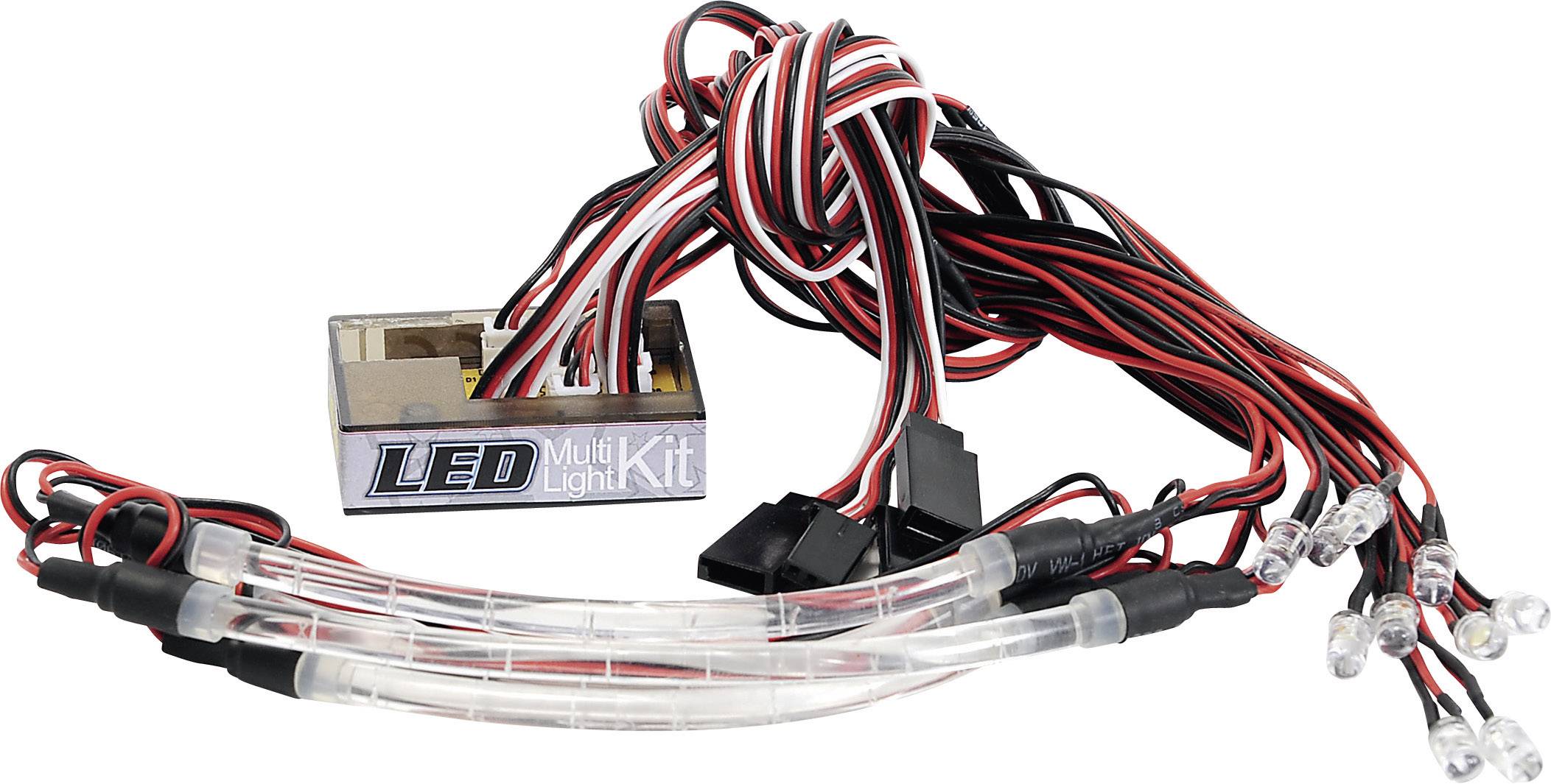 Світловий елемент Carson Modellsport 500906153 білий, жовтий, червоний, синій 4 - 6 В постійного струму