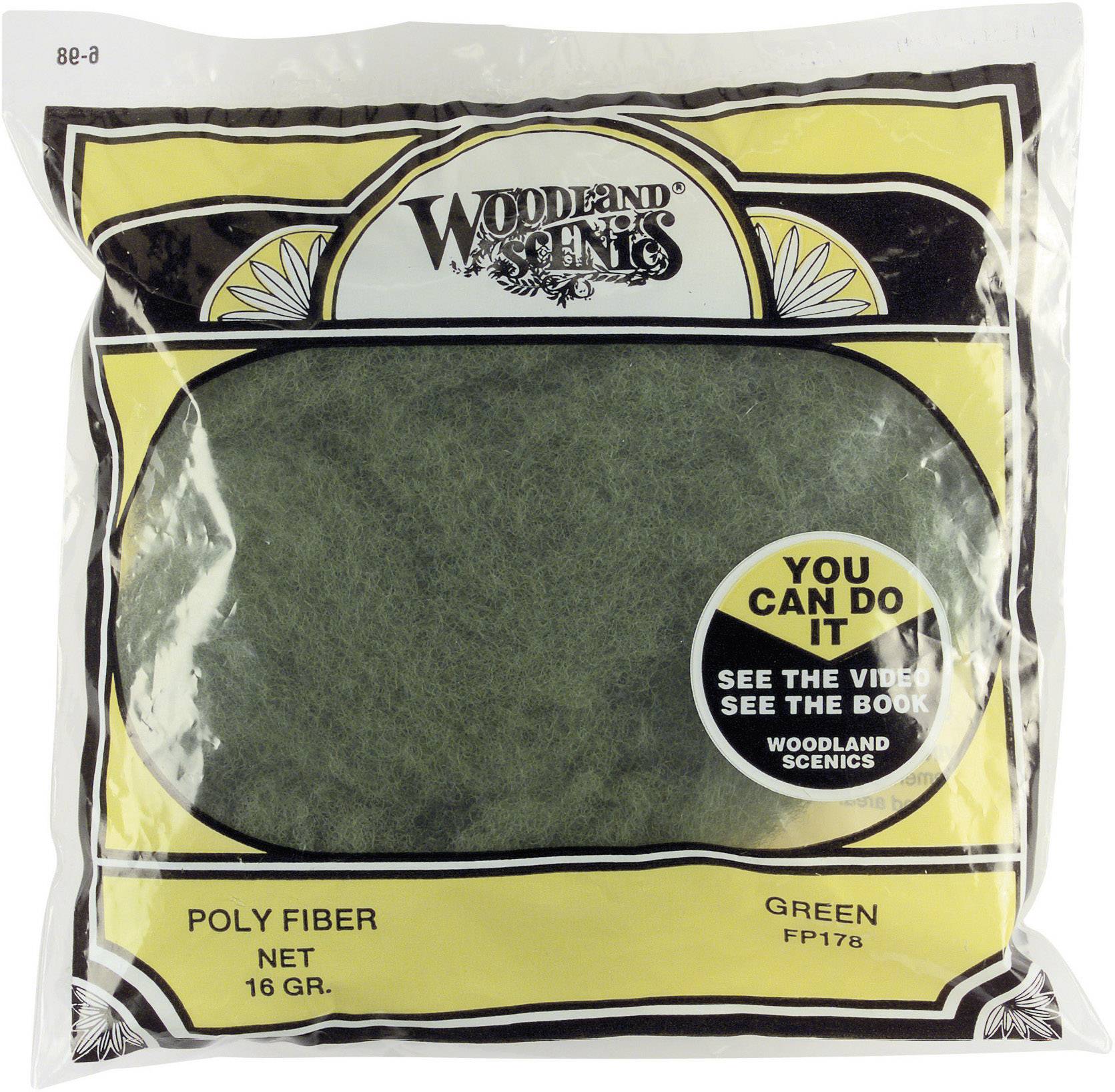 Поліамідне волокно Woodland Scenics, зелене, 16 г