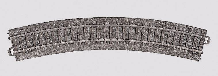 Вигнута рейка Marklin 24230 C, 2,3 x 437,5 мм, 30°, масштаб H0, 6 шт.