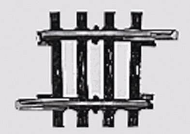 Вигнута колія Marklin 2235, 424,6 мм, 3,75°, масштаб H0, 10 шт.