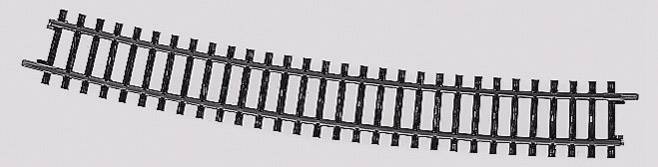 Вигнута доріжка Marklin 2274, 902,4 мм, 14,43°, шкала H0, 10 шт.