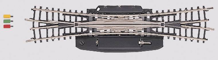 Двоколійний переїзд Marklin 8560, 112,8 x 323 мм, 13°, масштаб Z