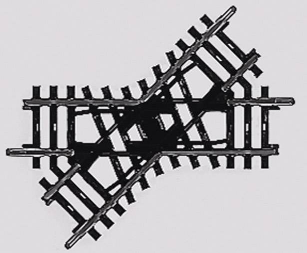 Перехід колії Marklin 2258, 90 мм, 45°, шкала H0