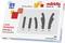 Opakowanie zestawu uzupełniającego C-tory firmy Märklin Start Up, przedstawiające modele torów kolejowych do makiet, dla dzieci w wieku 6-99 lat.
