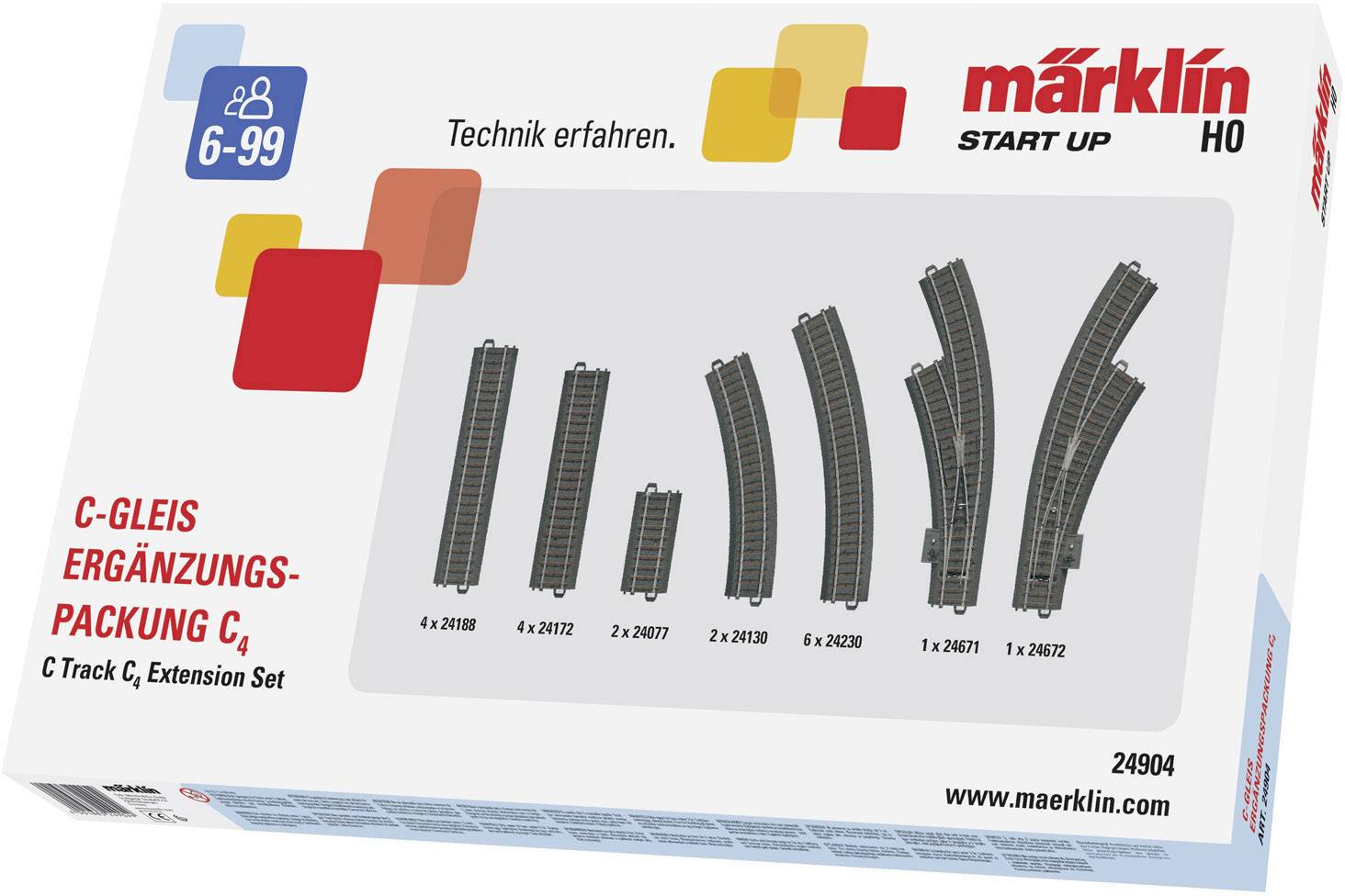 Комплект розширення Marklin 24904 C4, масштаб H0