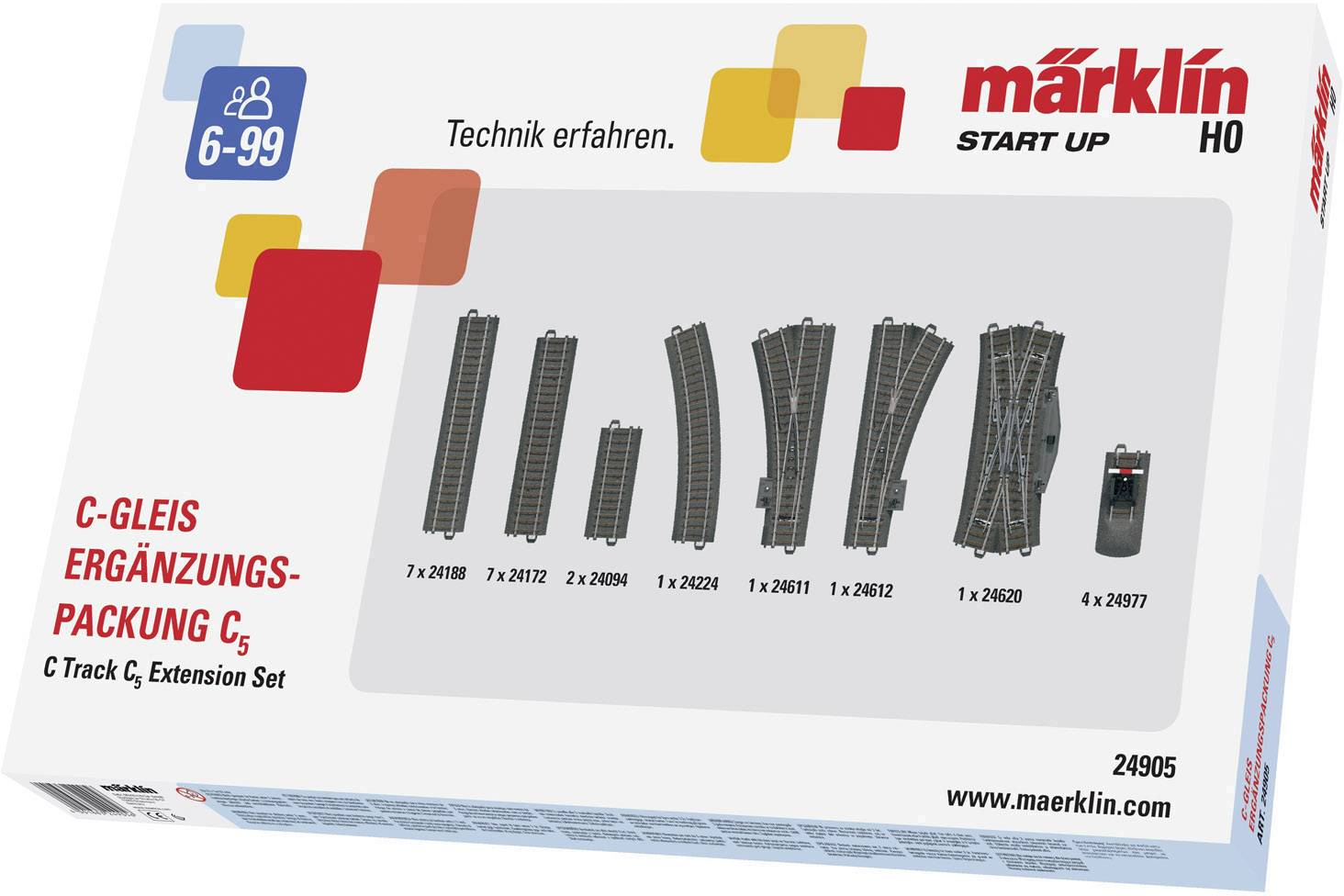 Комплект розширення Marklin 24905 C5, масштаб H0