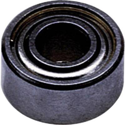 Cylindryczny, metalowy element z centralnym otworem, prawdopodobnie łożysko lub część urządzenia mechanicznego.